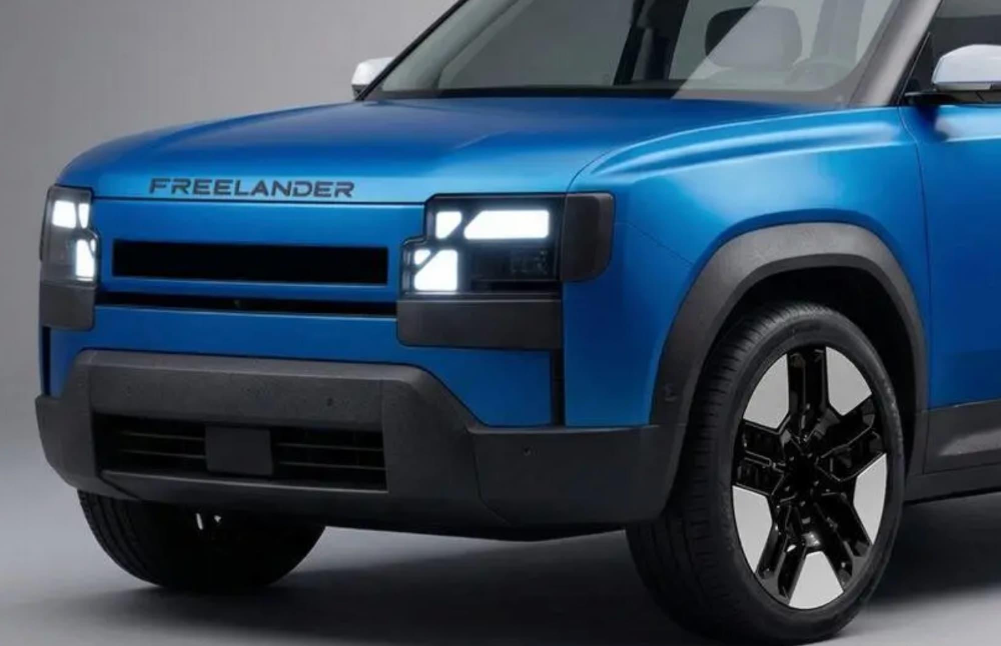 Freelander electrificado en carretera Freelander electrificado en carretera