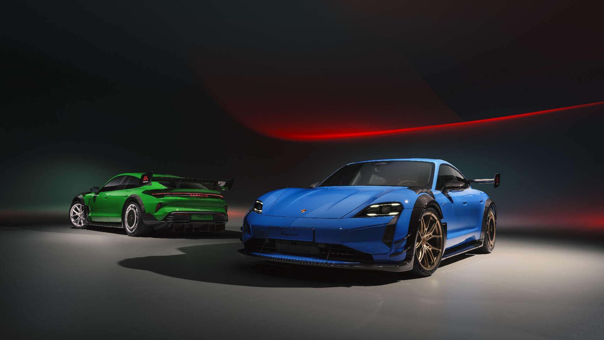 Detalle tecnológico del Porsche Taycan
