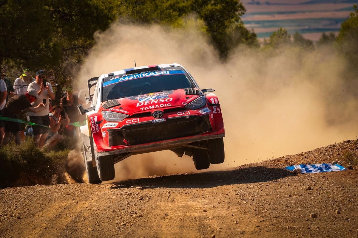 Paisaje del Rally Acrópolis de Grecia