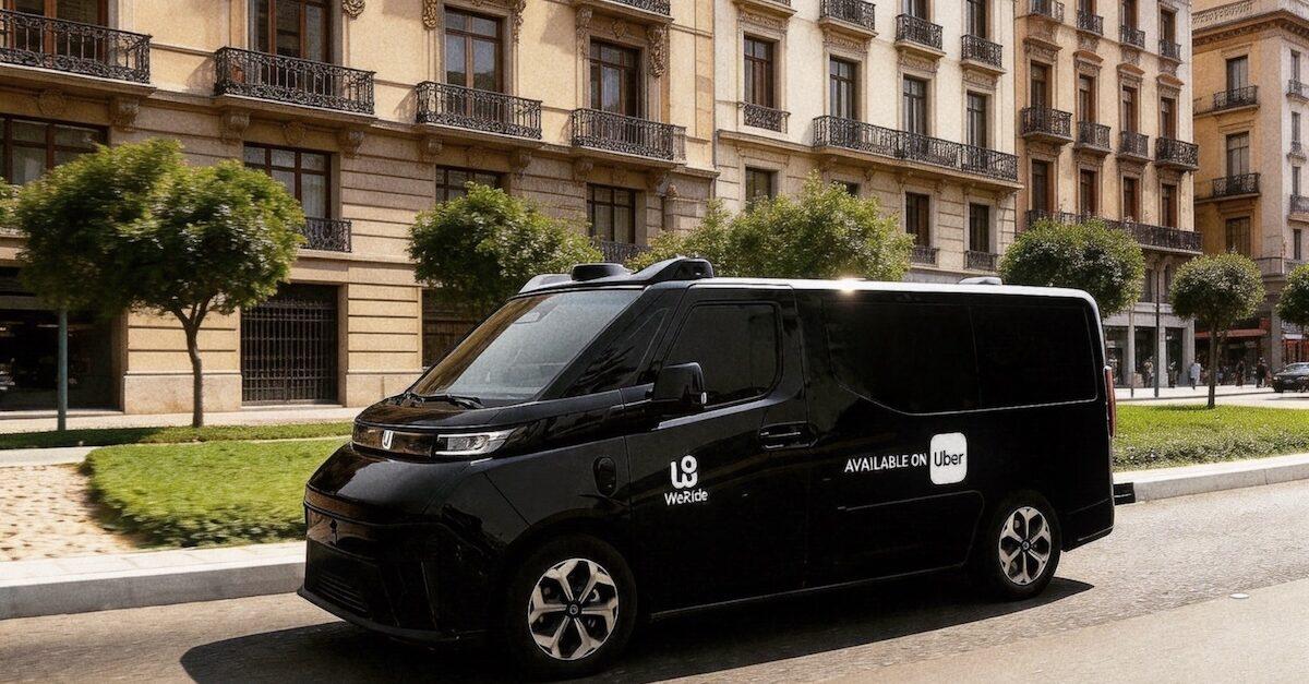 Robotaxi de Uber en Madrid