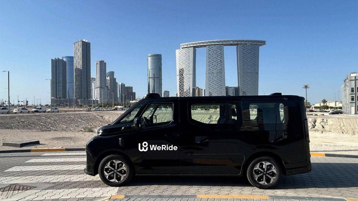 Vehículo de WeRide en Madrid