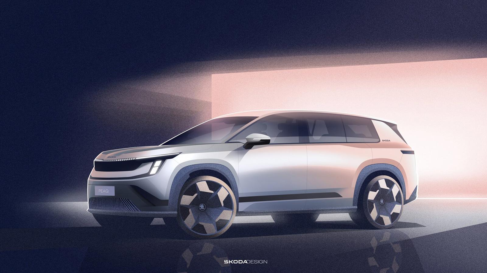 Skoda Epiq en movimiento