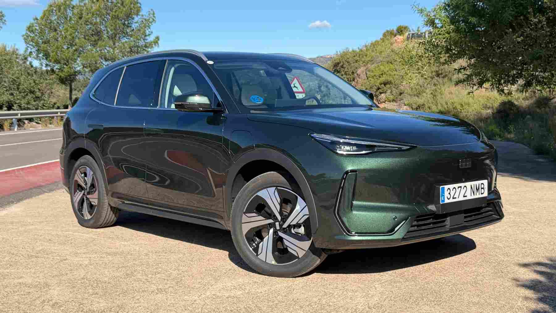 Estética del SUV eléctrico Diseño exterior Geely E5
