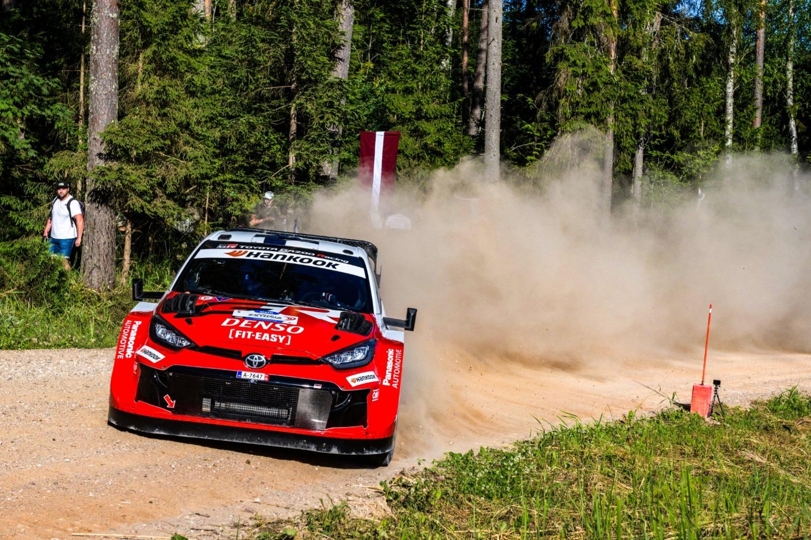 Sami Pajari en el Rally de Estonia