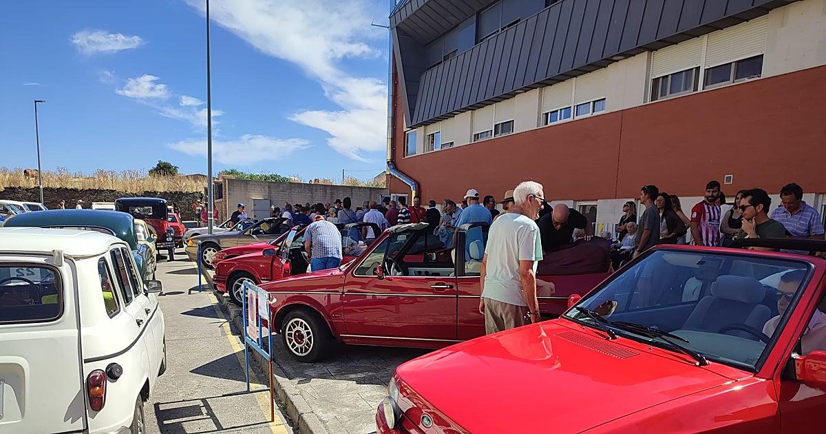 Concentración de coches antiguos