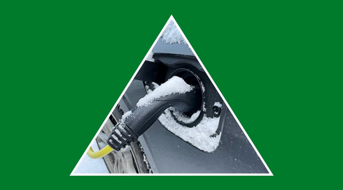 Coche eléctrico en invierno