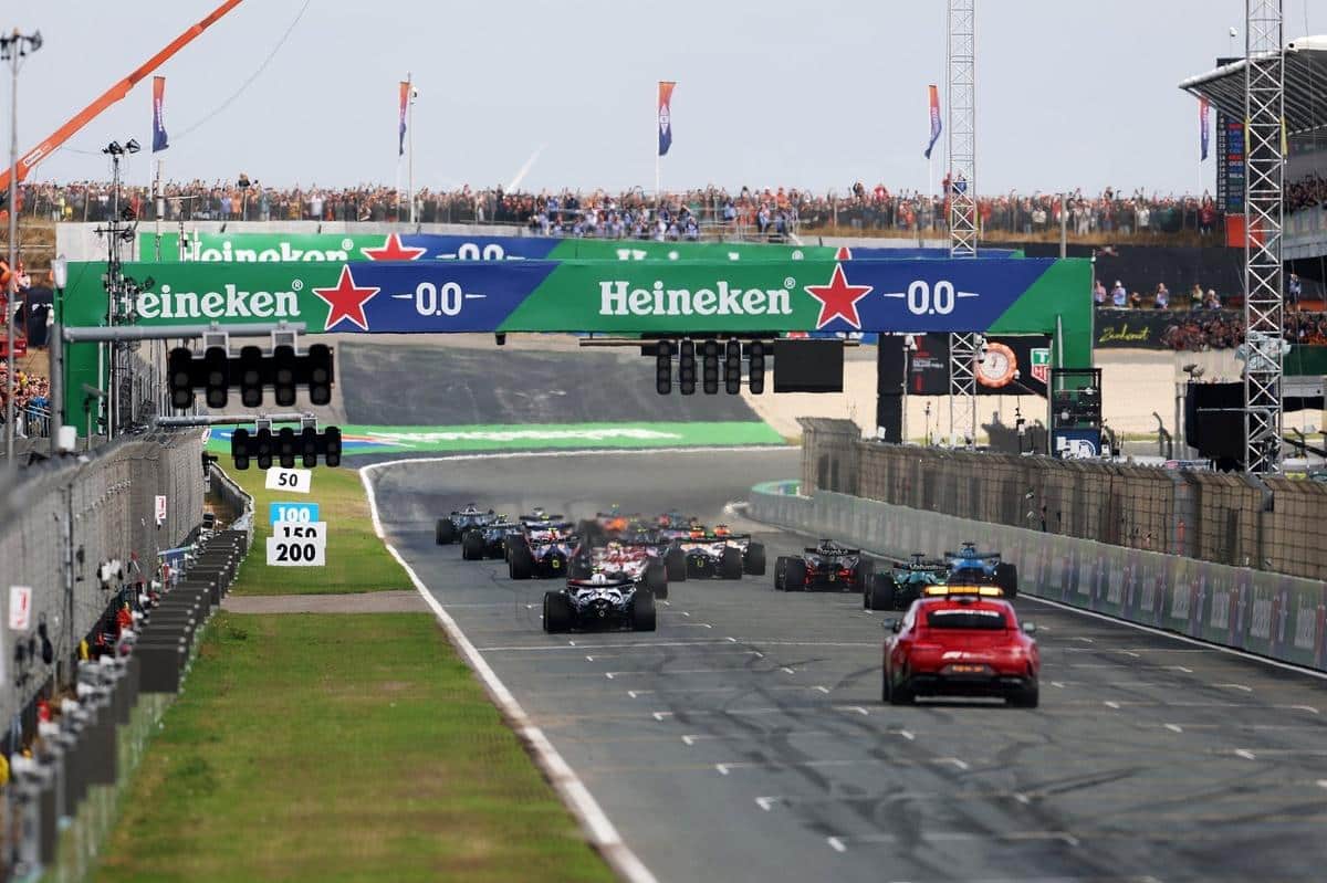 Salida de parrilla F1