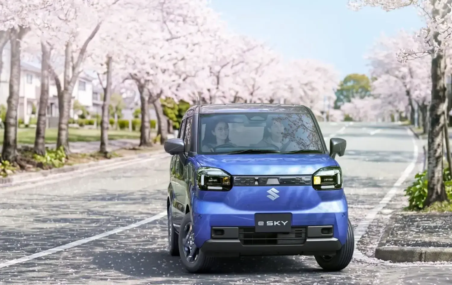 Suzuki e-Sky batería Suzuki e-Sky durante carga