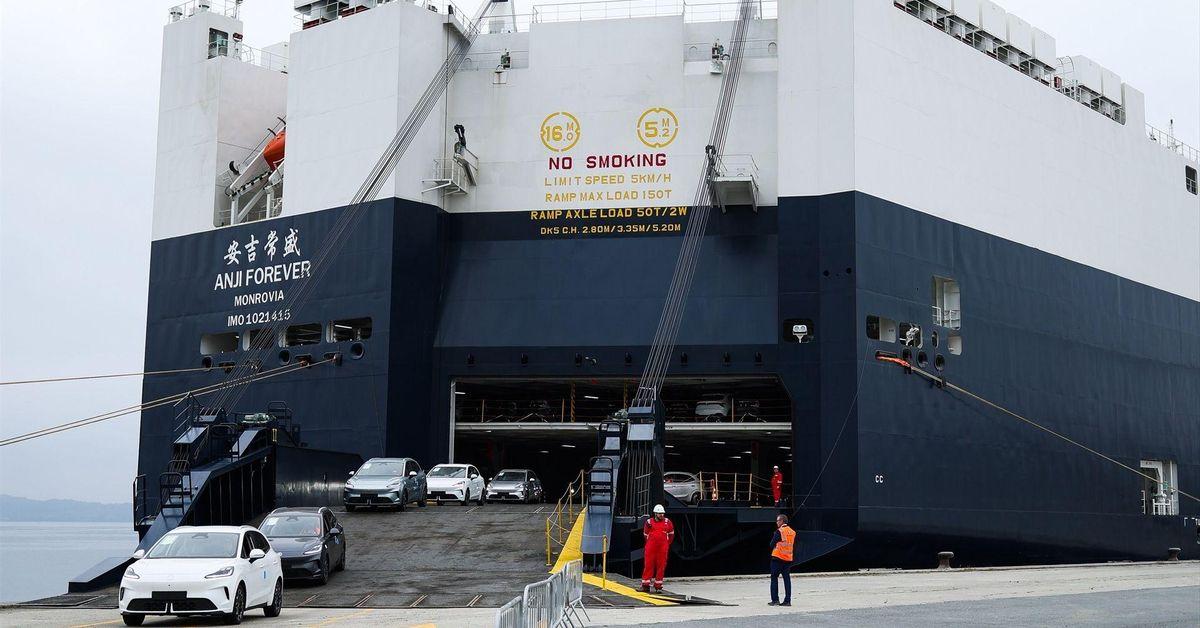 Fábrica de coches de la china SAIC en Ferrol