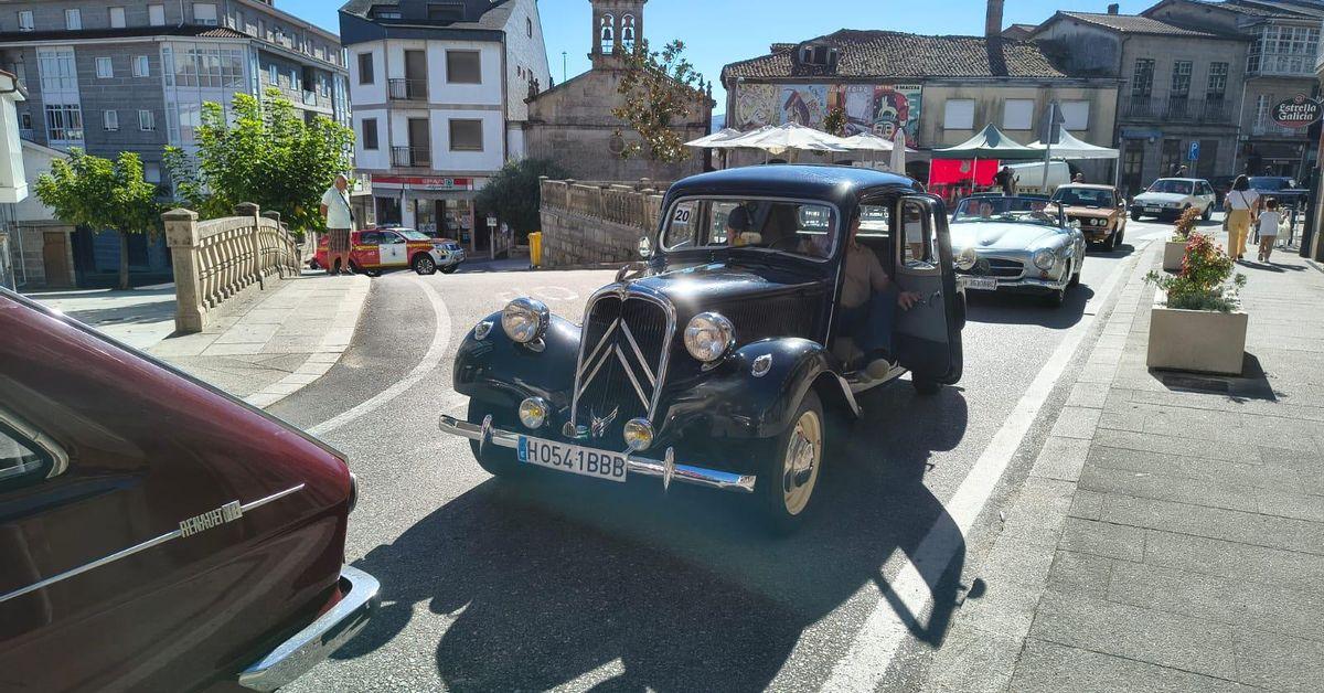 Detalle de un coche clásico