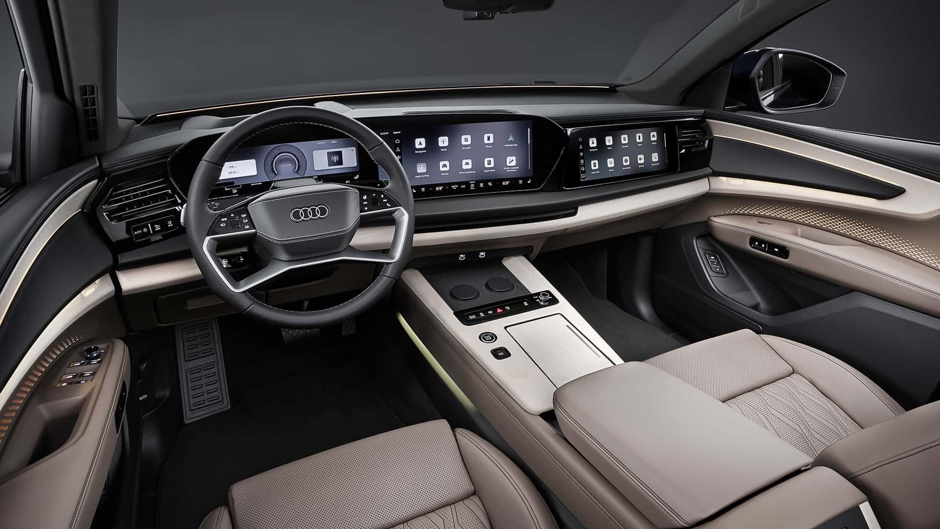 Audi Q9 interior y maletero