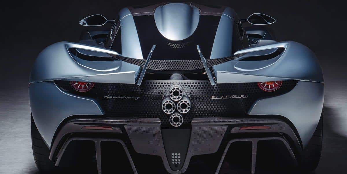 Diseño aerodinámico del Hennessey Blackbird