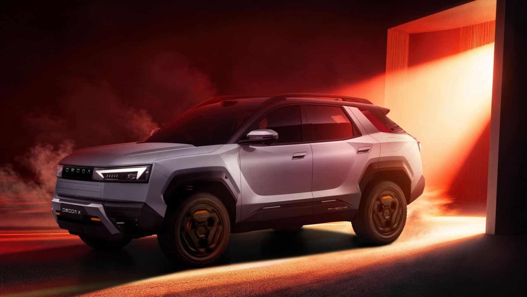 Omoda X, diseño de crossover campero